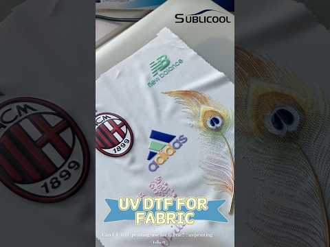 Can uv DTF printing use for fabric ? #dtfprinting #uvdtf