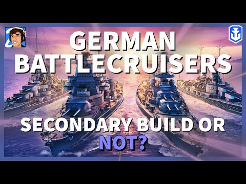 Full Secondary Build for German Battlecruisers? in World of Warships Legends 4K