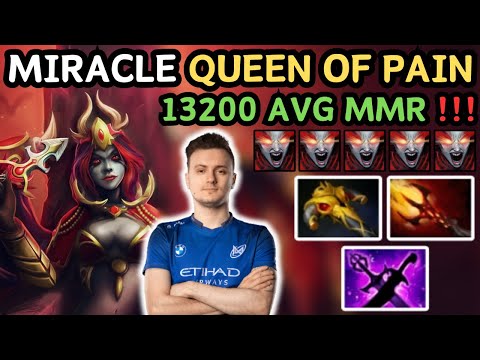 🔥 Miracle QUEEN OF PAIN Midlane Highlights 🔥 The Best Hybrid Player In Dota History ?? - Dota 2