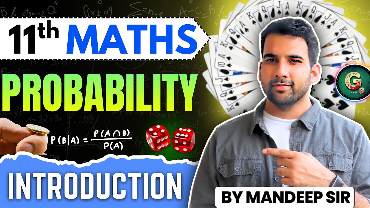 Class 11, Probability Introduction || Class 11 Maths ch 14 Oneshot #class11maths #lcass11