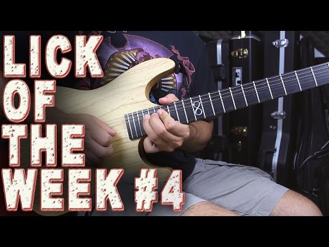 LICK OF THE WEEK #4 | SWEEP PICKING EXERCISE