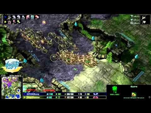 KnightS* 10 year anniversary SC2:HotS cup (Finals): Revolver (Z) vs Bunny (T) by BelleNOir