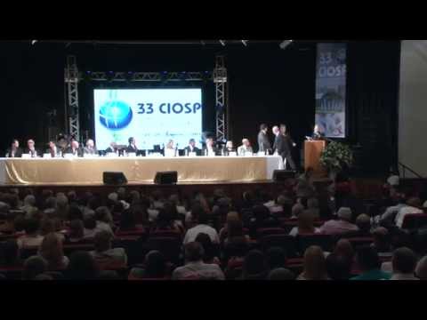 Solenidade de abertura do 33º CIOSP