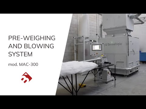 Pre-weighing and Blowing System mod. MAC-300