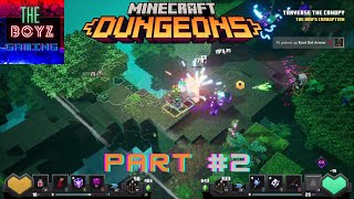 The New Meaning For AFK | Minecraft Dungeons 2 Player Gameplay Walkthrough Part #2 (Isaac and Syn)