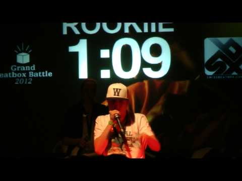 Grand Beatbox Battle 2012 - Eliminations - Rookiie