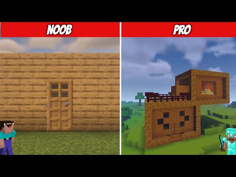 EPIC Minecraft Wooden Cube House Challenge!!