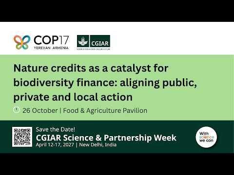 Nature credits as a catalyst for biodiversity finance