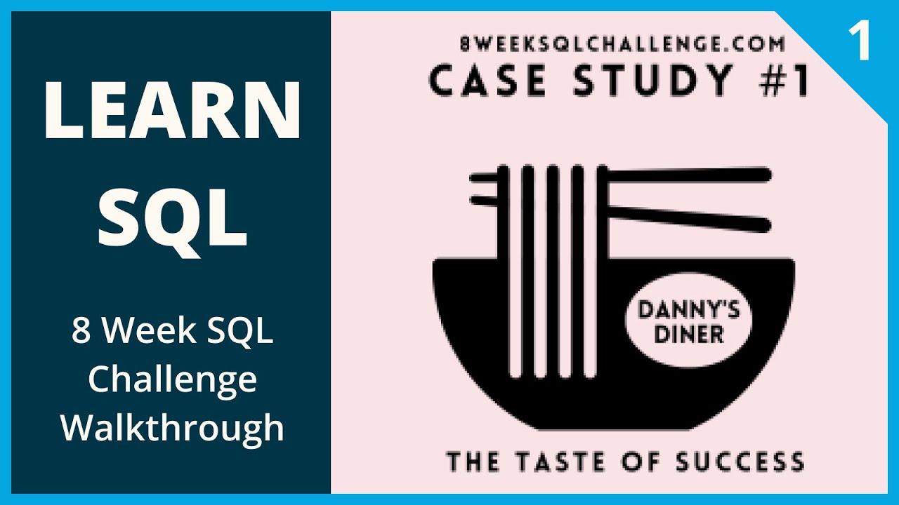 Learn SQL | Danny Ma's 8 Week SQL Challenge Walkthrough | Case Study 1 Danny's Diner