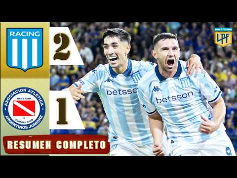 Racing Club vs Argentinos Juniors 2-1 Resumen Y Goles COMPLETO 🔥 Argentine Primera División 2026 HD