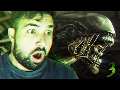 My FIRST ALIEN ENCOUNTER - Alien Isolation - Part 3