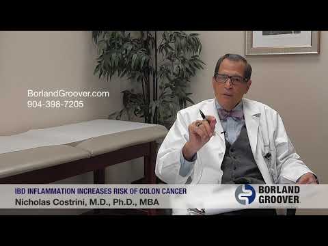 Dr. Costrini explains the increase risk of Colon Cancer among patients with IBD
