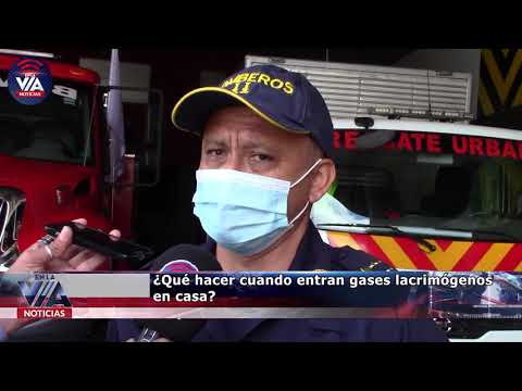 ¿Qué hacer cuando entran gases lacrimógenos en casa?