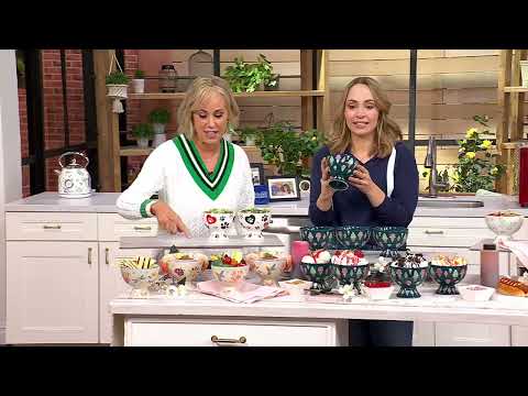 Temp-tations Seasonal Set of (4) 16-oz Ice Cream Cups on QVC