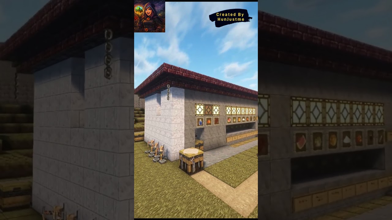 Minecraft First potion automate 2 #Minecraft #Shorts #Potion #Automation #Survival #HunJustMe