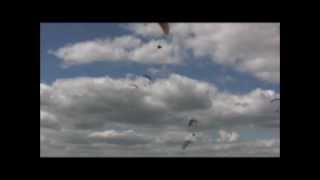 Paragliding in Stormy Skies