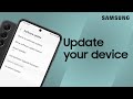 Update your Samsung Galaxy device's software | Samsung US