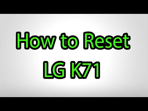 How to Hard Reset LG K71 - Pattern Unlock
