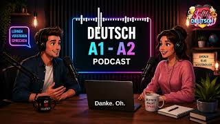 Learn German A1-A2 Podcast | Ein Tag im Büro ☕💼 | Easy German Conversation & Listening Practice
