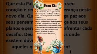 Linda Mensagem de Bom Dia! Deus Está com Você #bomdia #lindamensagem #deustemumapalavrapravoce #paz