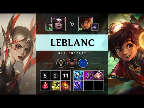 LeBlanc Support vs Milio - EUW Grandmaster Patch 25.13