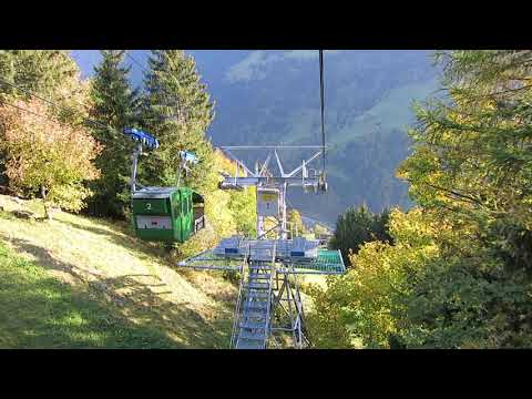 Luftseilbahn Acherberg - Kessel Talfahrt 2021 - Cable Car Switzerland