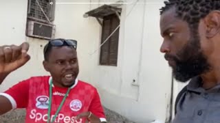 Tour guide explains Arabs involvement in slavery at Zanzibar Old Slave Market