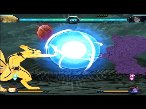 Kurama & Naruto VS Sasuke - Bleach Vs Naruto 3.3 (Modded)