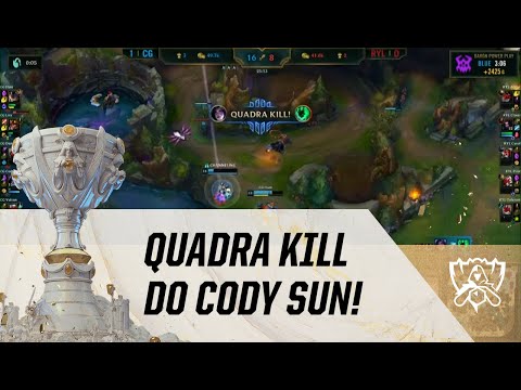 Mundial 2019 | QUADRA kill do Cody Sun