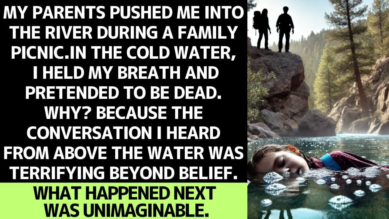 My Parents Pushed Me Into the River—And I Played Dead Because of What I Heard…