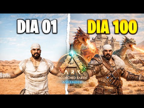 Surviving 100 Days in Ark: Survival Scorched Earth