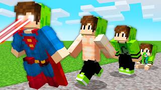 EVOLUI de BEBÊ até SUPER HERÓI no Minecraft