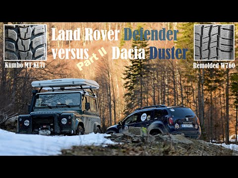 Land Rover Defender D90 versus Dacia Duster - Part Two