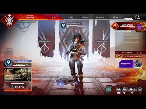 SoloQ Ranked! Almost D2! 17.5k+ Horizon Kills Apex Legends PS4 Gameplay Live