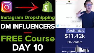 [Free Course 10/21] Instagram Dropshipping: Influencer Shoutout MESSAGE TEMPLATE + LIVE DM Demo!