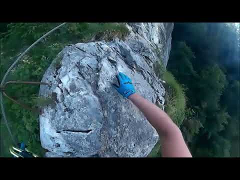 Via Ferrata Klettersteig Wasserfall St. Anton im Montafon Austria