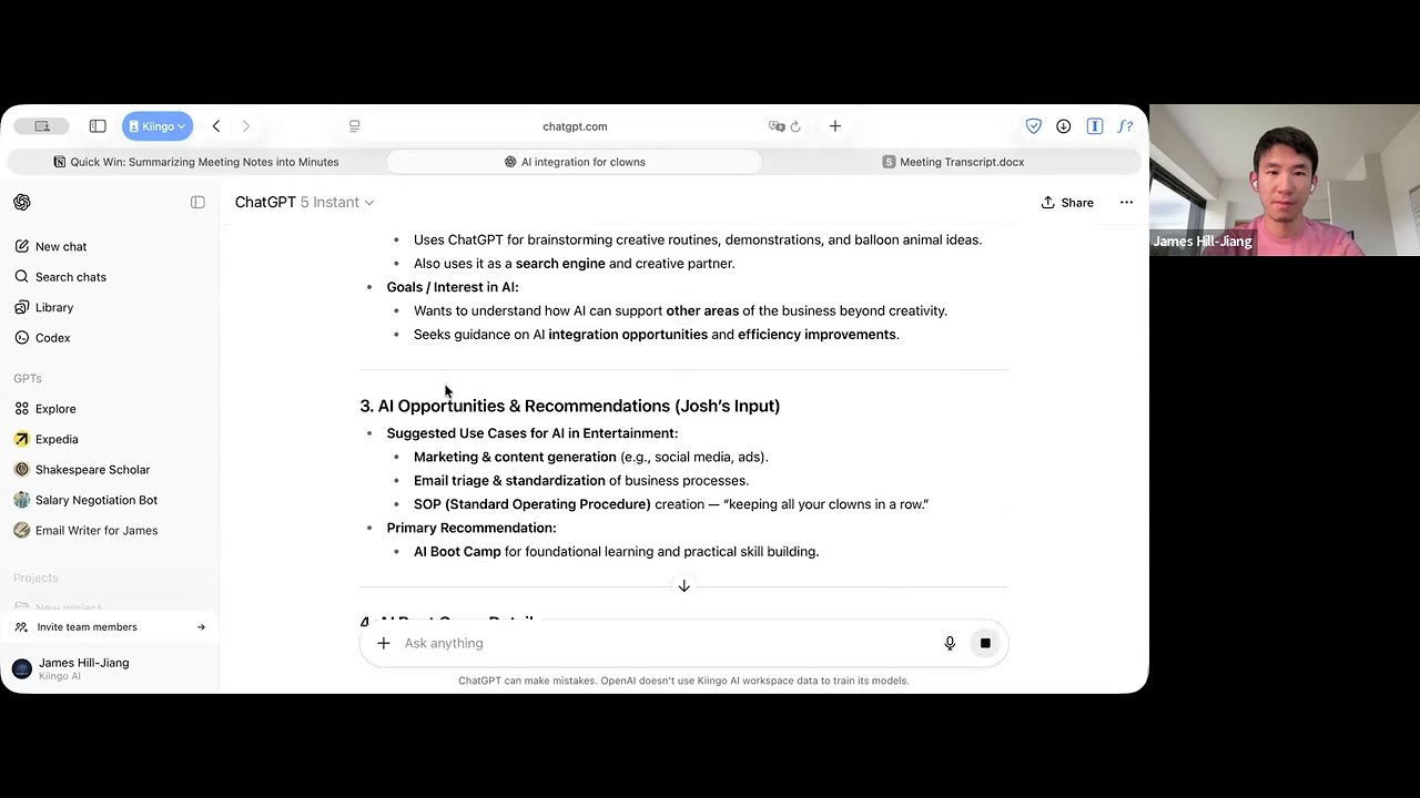 Quick Win: Summarizing Meeting Notes video thumbnail