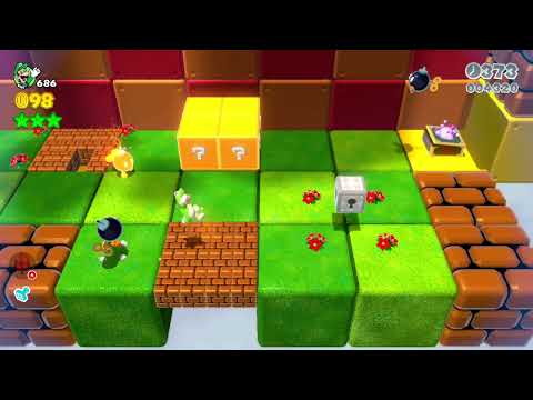 Super Mario 3D World (Switch) 9-5 Speedrun - Time: 32