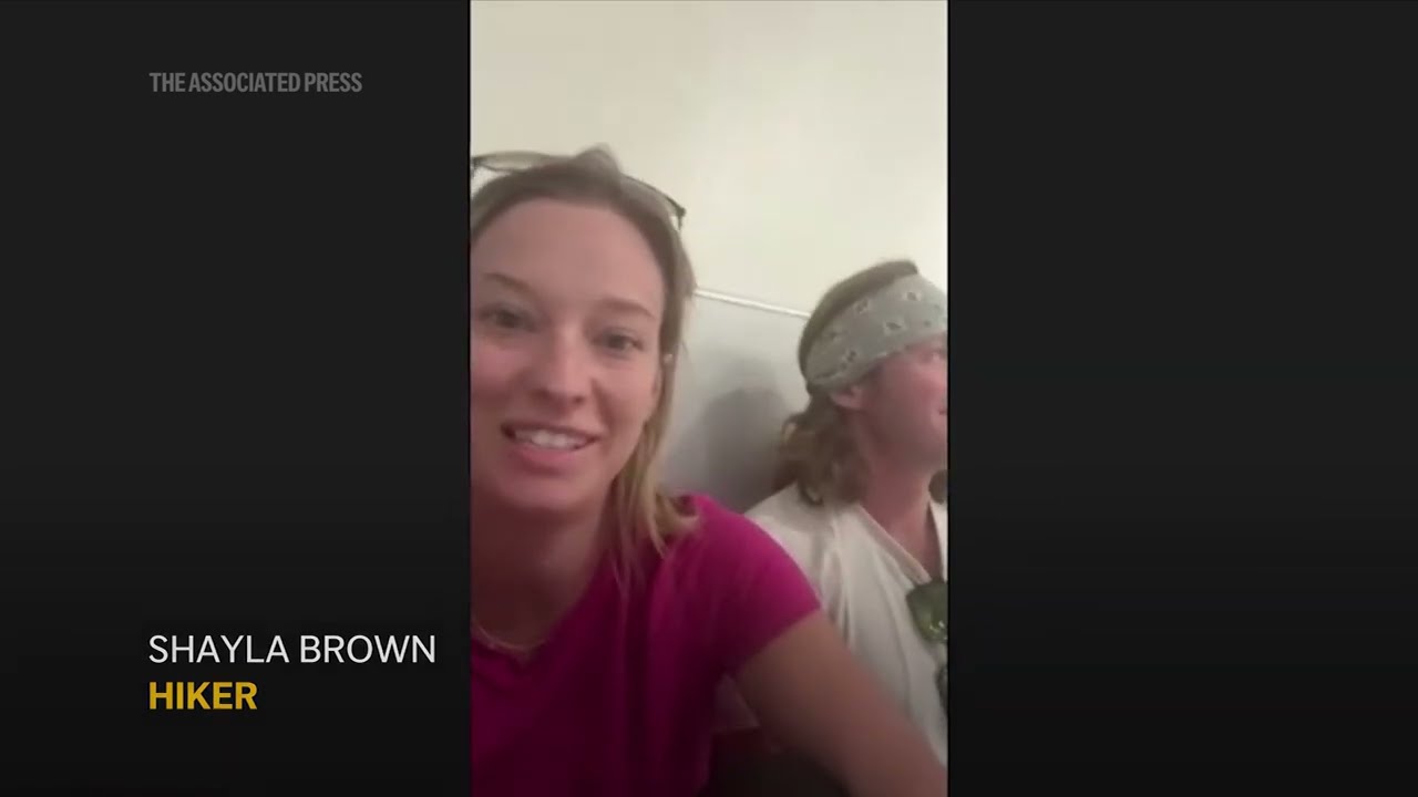 Grand Canyon flash flood USA news video