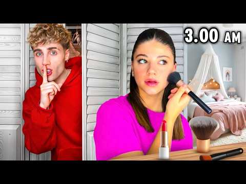 I SPY on my BEST FRIEND ALL NIGHT LONG!