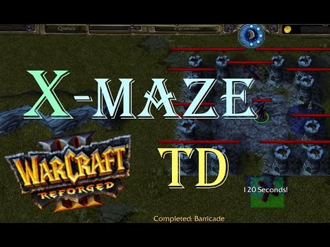 Warcraft 3, X-maze TD #1