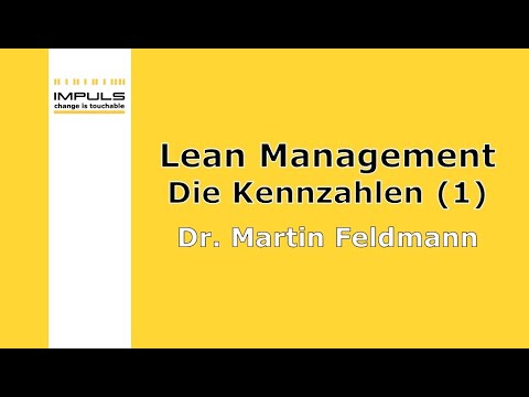 Lean Management Webinar - Die Kennzahlen Teil 1