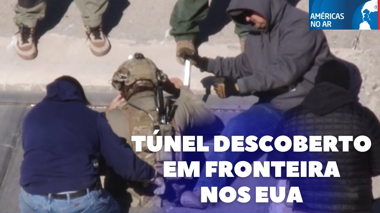 Américas No Ar - 13/01/25- Agentes dos EUA descobrem túnel sofisticado que liga o México com o Texas