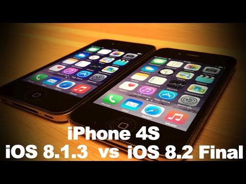 iOS 8.2 Final Release vs. iOS 8.1.3 on iPhone 4S