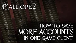 Kis kép - Calliope2 - How to save more accounts in one client?