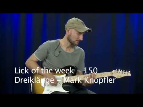 Lick of the Week 150 - Dreiklänge á la Mark Knopfler.