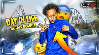 A Day In The Life Of A SIXFLAGS EMPLOYEE😱🎢... Should You Work There