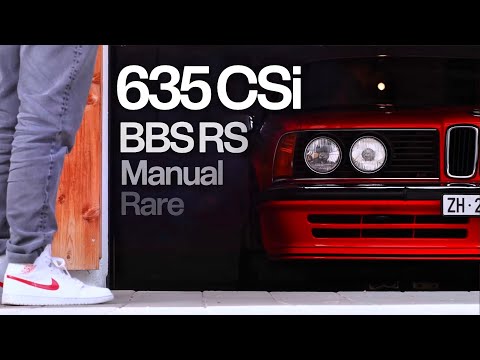 BMW E24 635 CSi on BBS RS | Swiss Alps Run 4K