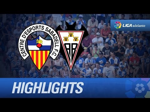 Resumen de CE Sabadell (6-1) Albacete Balompié - HD
