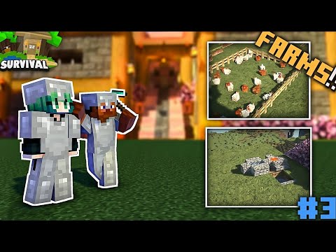 ULTIMATE FARMING STRATEGY REVEALED!! 🚜 || MINECRAFT PE GAMEPLAY